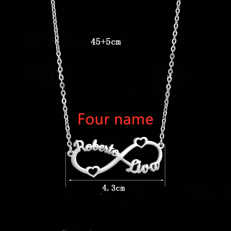 Custom DIY Vacuum Necklace with Stainless Steel Letters