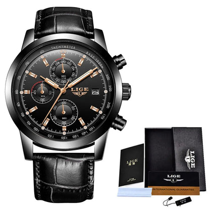 Men's Multifunctional Mesh Strap Quartz Watch