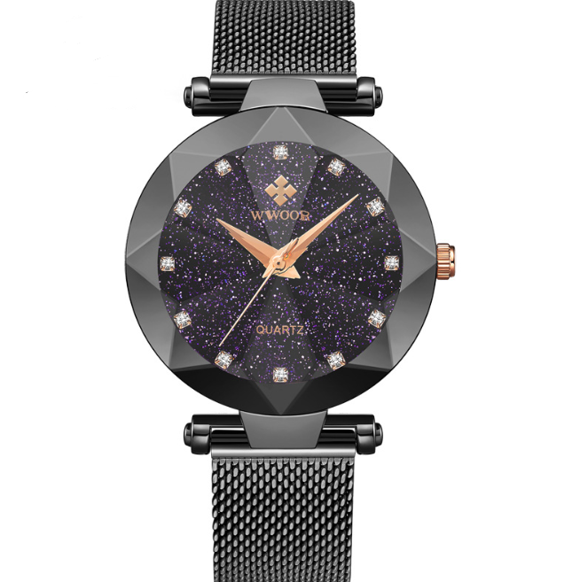 Waterproof Quartz Watch with Mesh Band