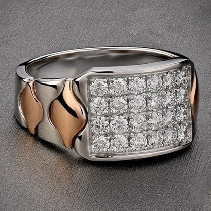 Trendy Silver-Plated Copper Rings for Men and Women