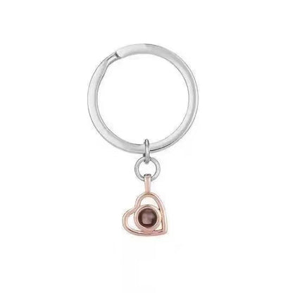 S925 Silver Heart Necklace with Custom Photo Pendant