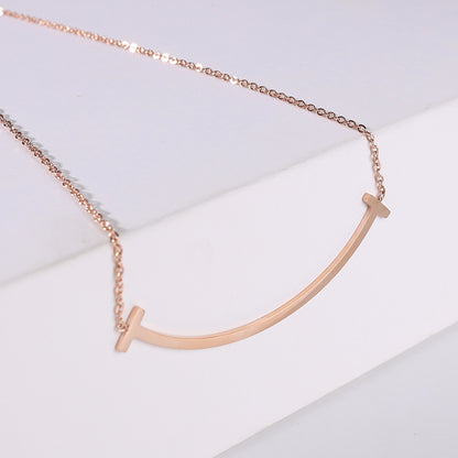 Rose Gold Four Leaf Clover Necklace for Women