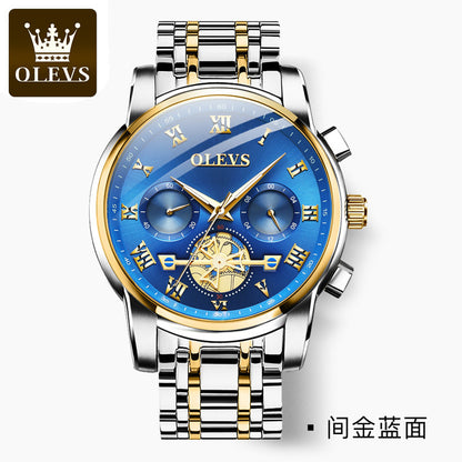 Oli's Brand Men's Quartz Watch with Luminous Waterproof Feature