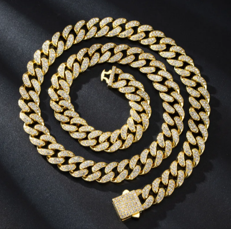 13mm Iced Cuban Link Set