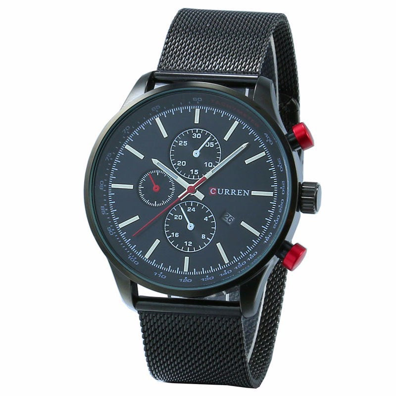 Quartz Calendar Watch for Men - Stylish Business Timepiece