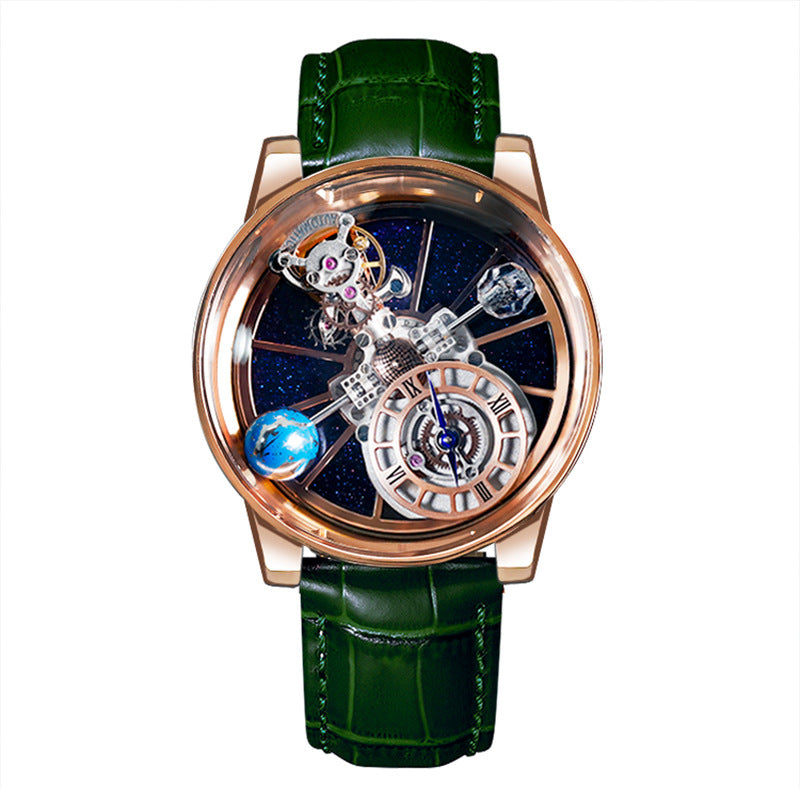 Men's Skeleton Quartz Watch