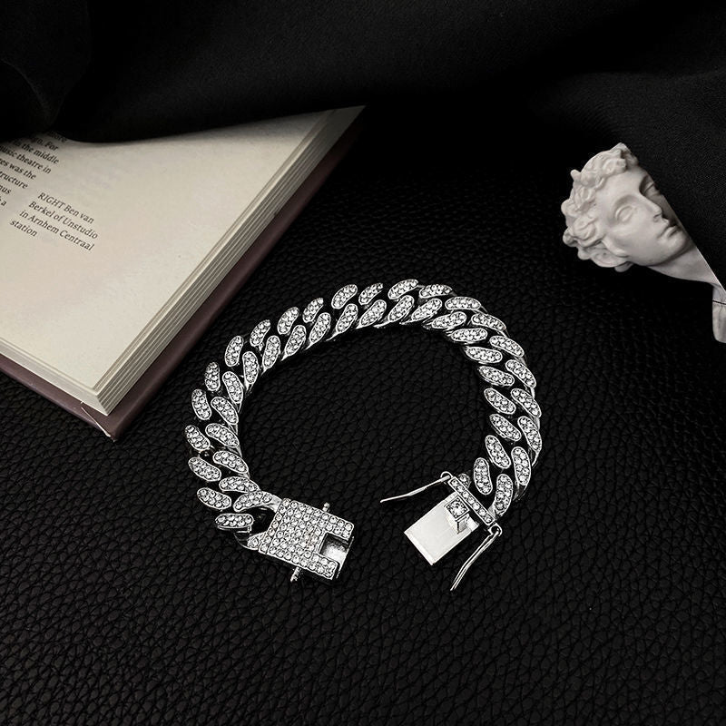 Men's Cuban Style Bracelet - Minimalist Summer Design