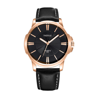 Men's Waterproof Quartz Watch with Luminous Feature