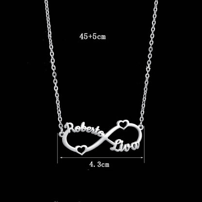 Custom DIY Vacuum Necklace with Stainless Steel Letters
