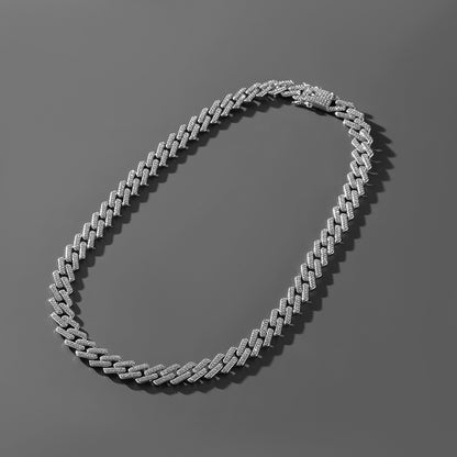 Hip Hop Trend Full Diamond Cuban Link Bracelet for Men