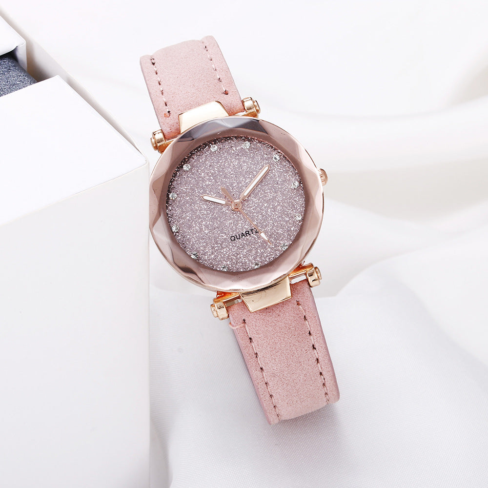 Women's Sparkling Starry Quartz Watch