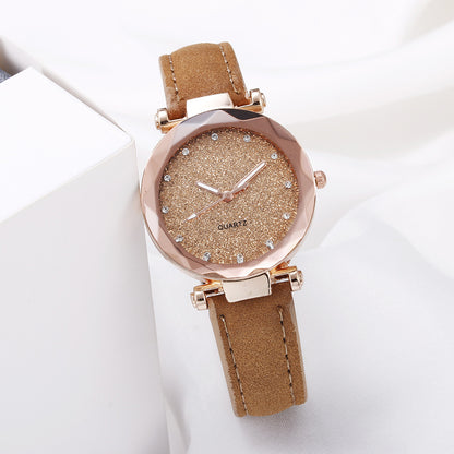 Women's Sparkling Starry Quartz Watch