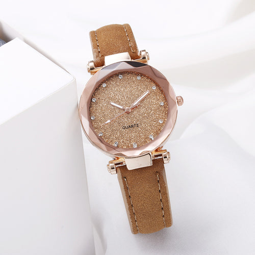 Women's Sparkling Starry Quartz Watch