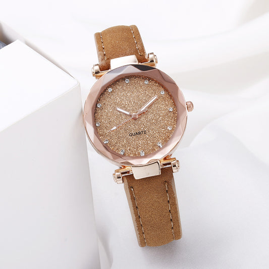 Women's Sparkling Starry Quartz Watch