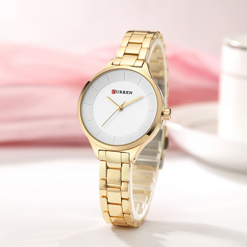 Curren 9015 Women's Waterproof Quartz Steel Watch