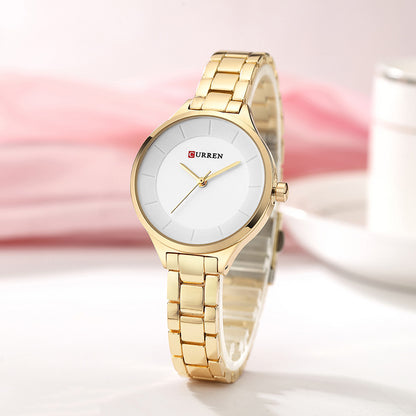 Curren 9015 Women's Waterproof Quartz Steel Watch