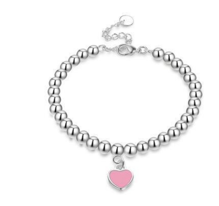 925 Sterling Silver Love Necklace with Heart Pendant