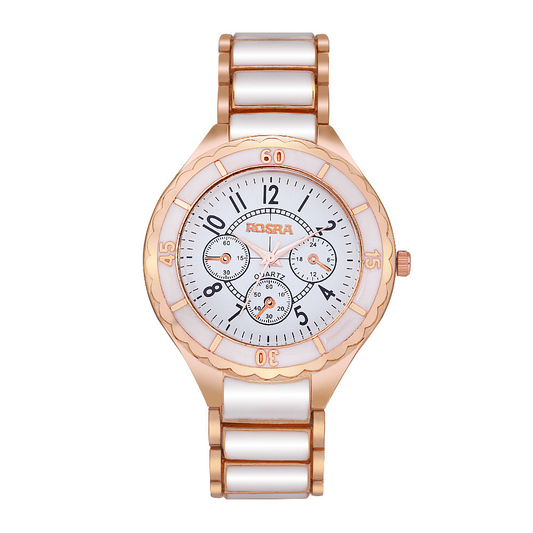 Fashionable Quartz Couple Watch with Steel Band
