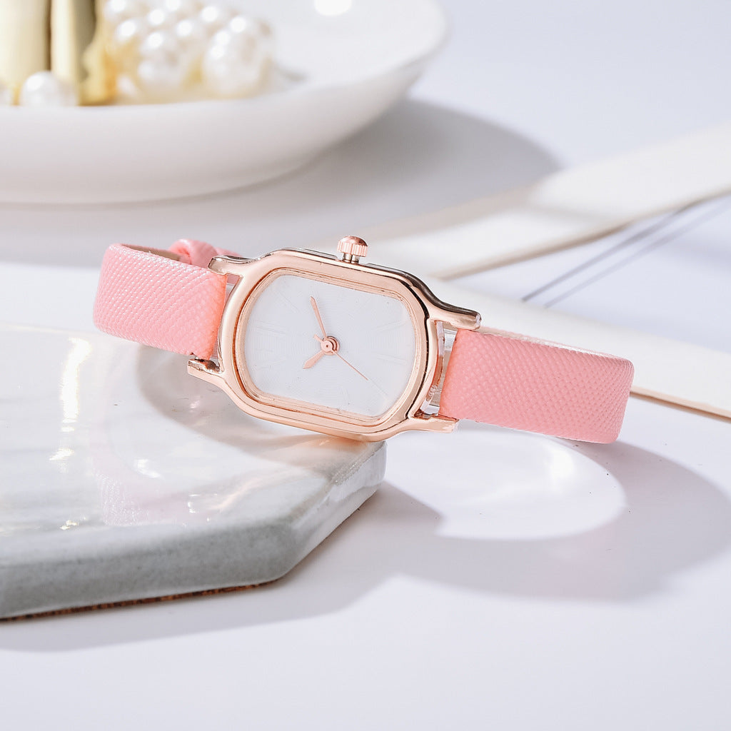 Trendy Women's Quartz Watch and Bracelet Set