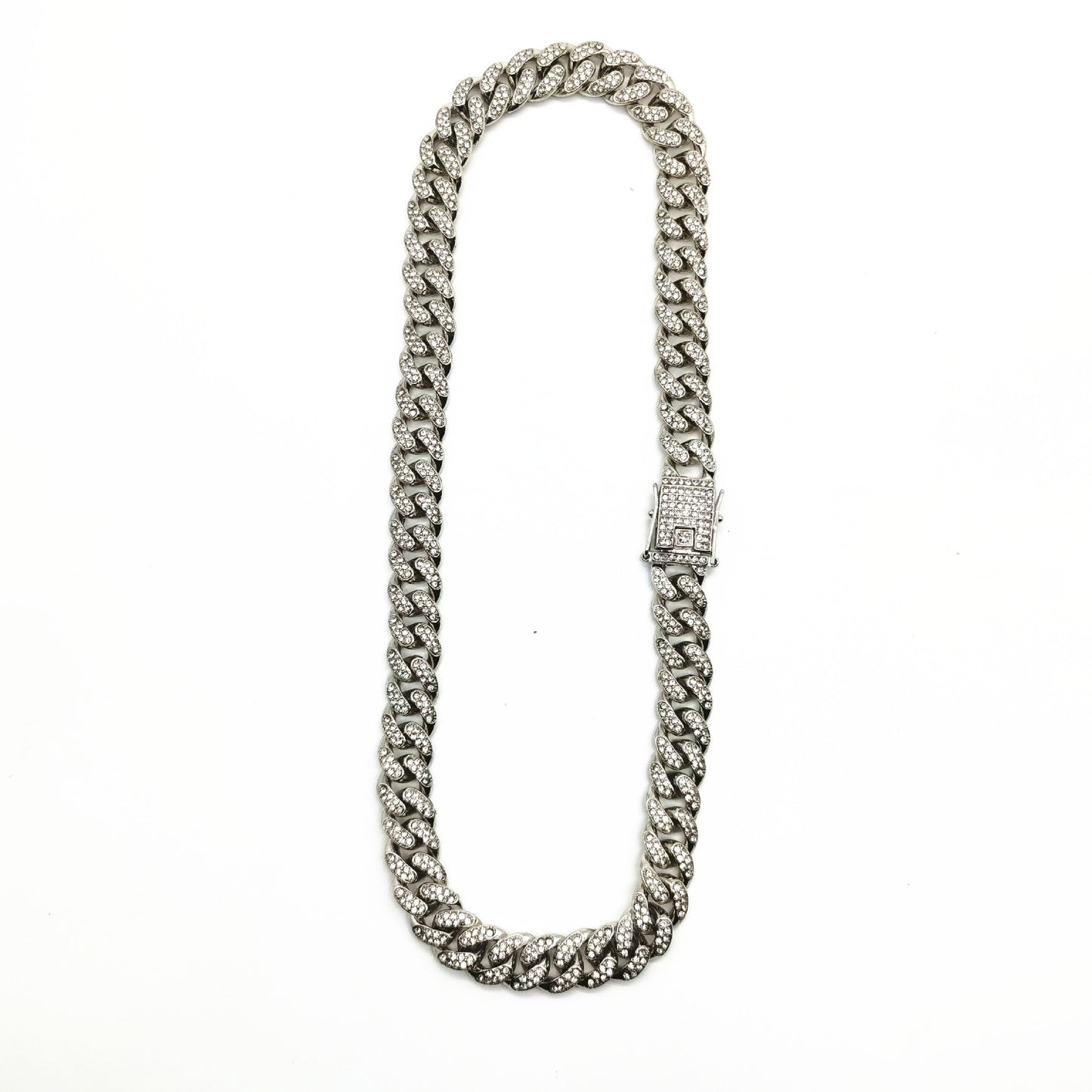 High-Quality Men's Cuban Link Chain - 12mm Hip Hop Style