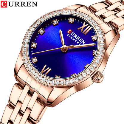 CURREN 9086 Women's Stylish Waterproof Quartz Watch