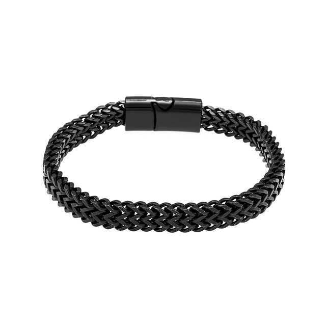 Hip-Hop Style Double-Sided Woven Men's Bracelet