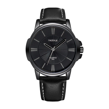 Men's Waterproof Quartz Watch with Luminous Feature