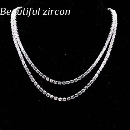 Rhinestone Hip-Hop Style Necklace for Men and Women