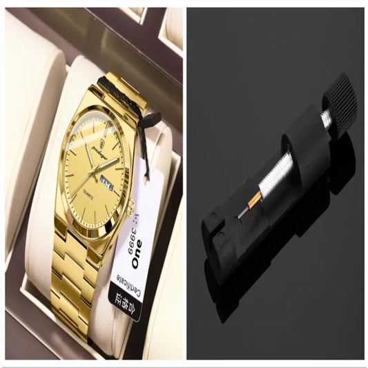 Ultra-thin Waterproof Men's Quartz Watch
