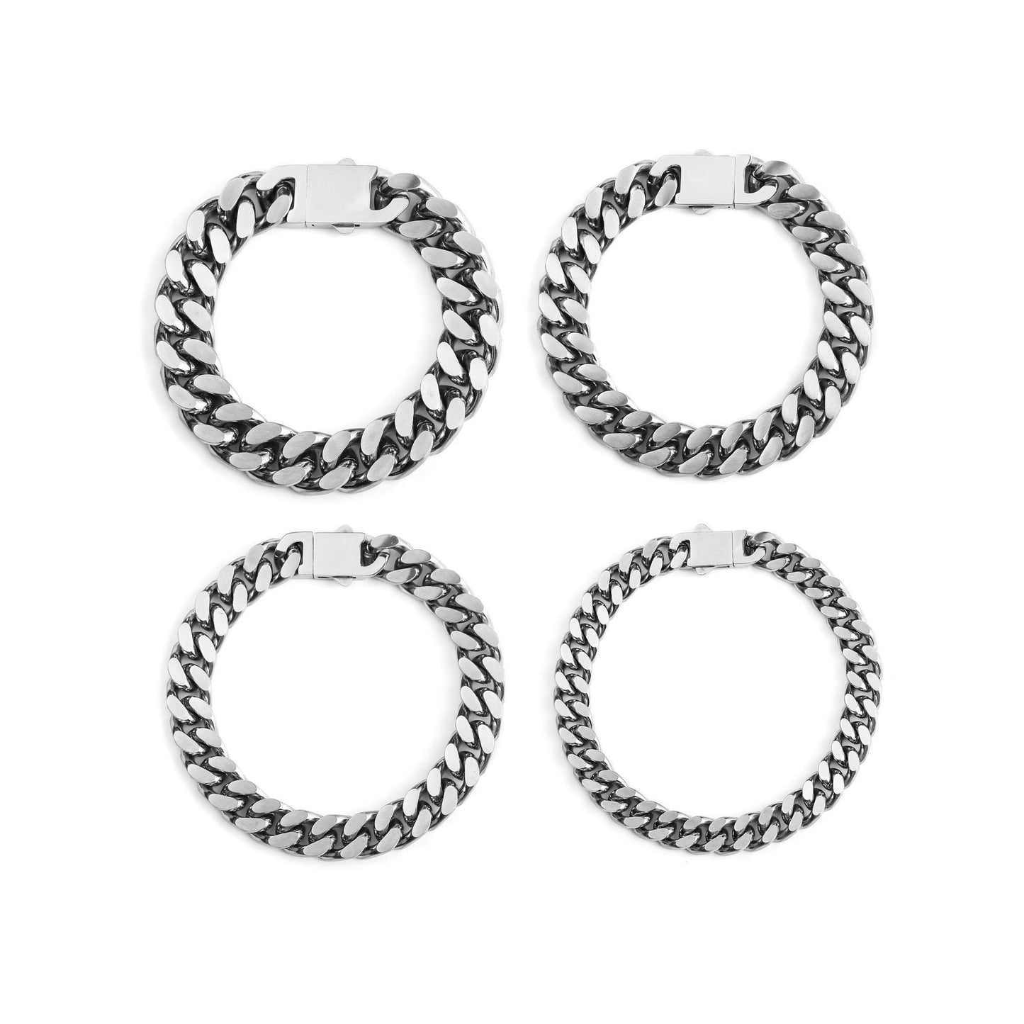 Titanium Steel Hip Hop Necklace for Men and Women