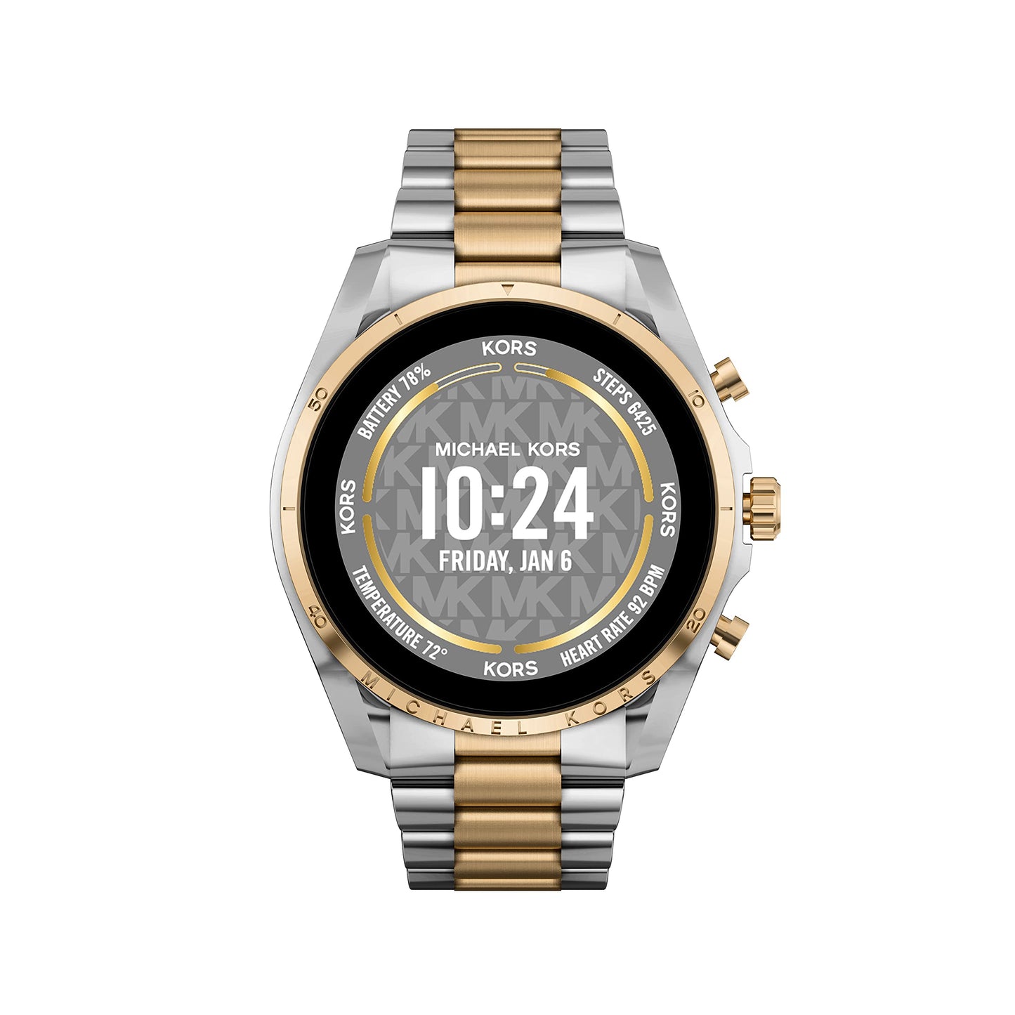Michael Kors Mens or Womens Gen 6 44mm Touchscreen Smart Watch with Alexa Built-In Fitness Tracker Sleep Tracker GPS Music Control Smartphone Notifications (Model: MKT5134V)
