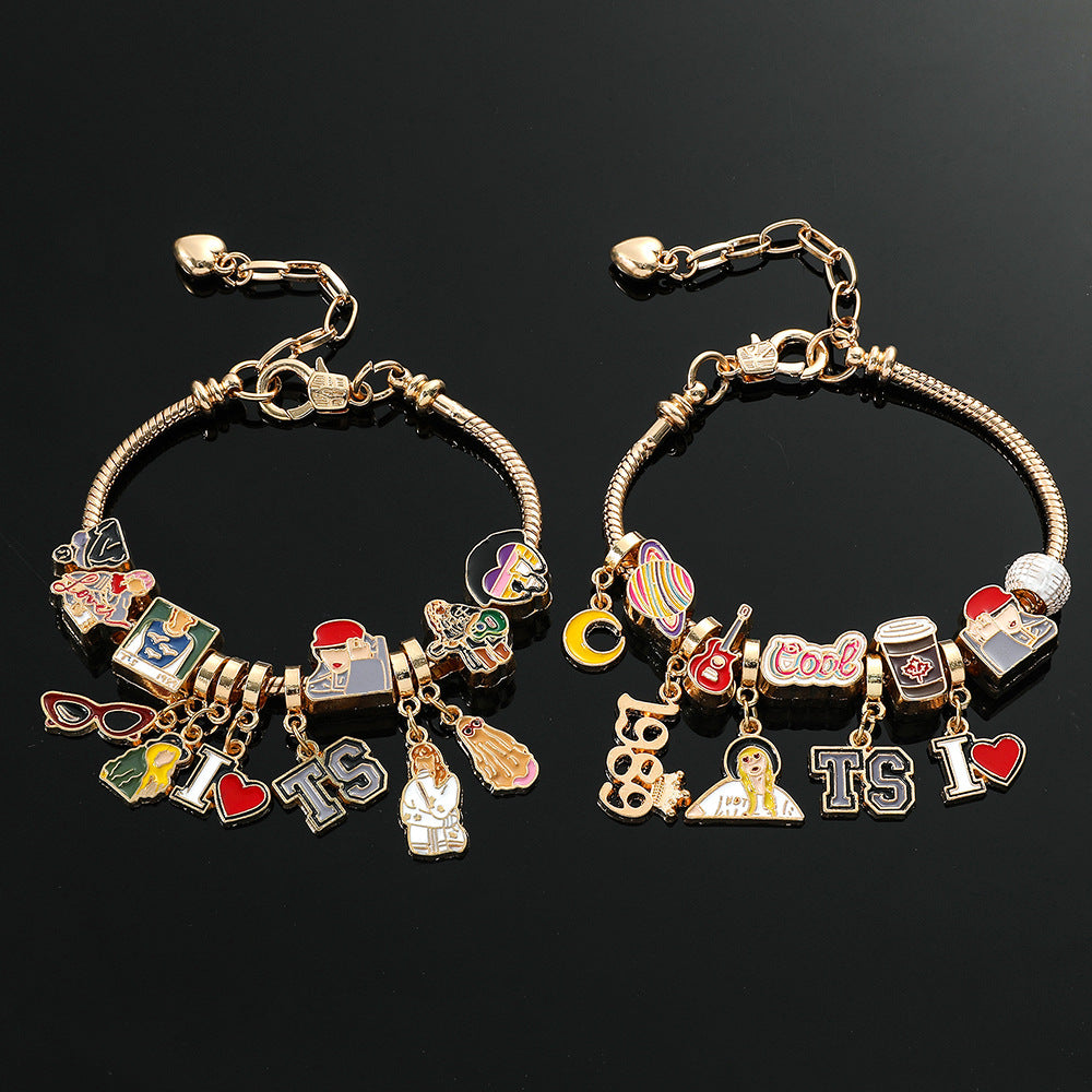 Personalized Hip Hop Beaded Bracelet