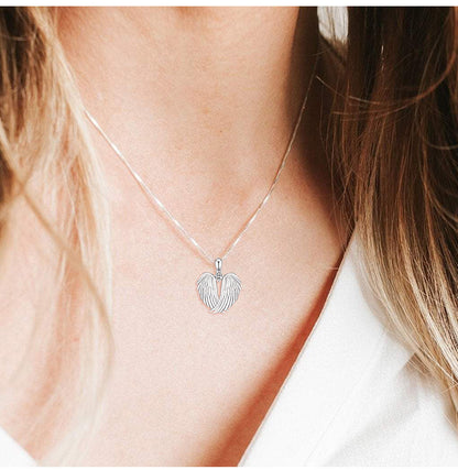 Angel Wing Necklace in 925 Silver for Women