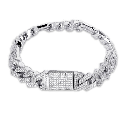 14mm Full Zircon Hip Hop Cuban Chain for Men