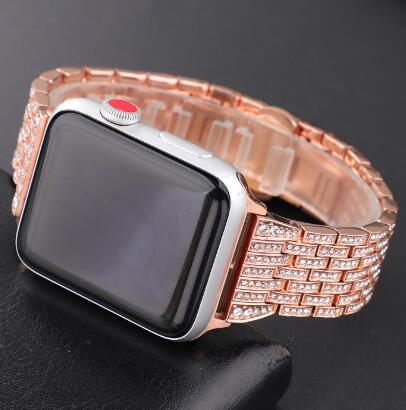 Stainless Steel Diamond Watch Strap