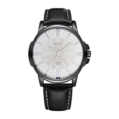 Men's Waterproof Quartz Watch with Luminous Feature