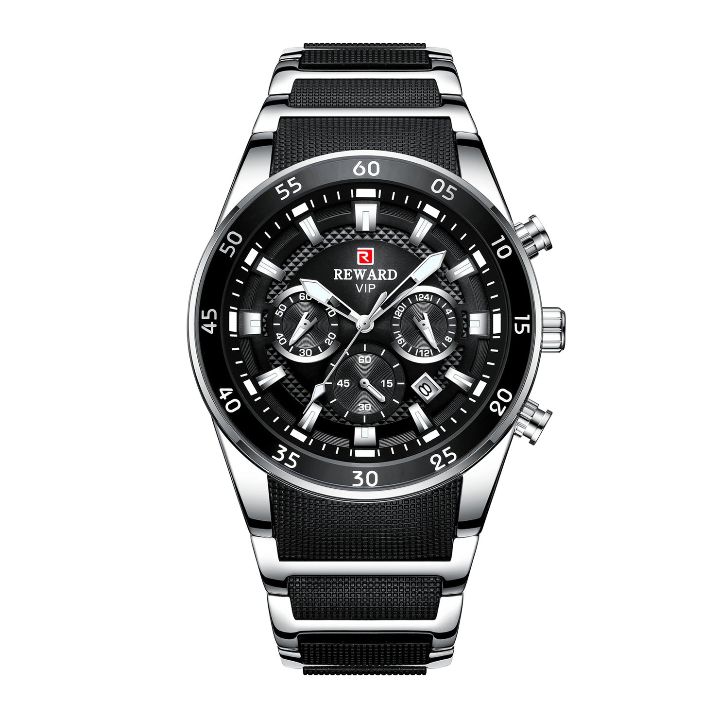 Luminous Waterproof Steel Men's Sports Watch