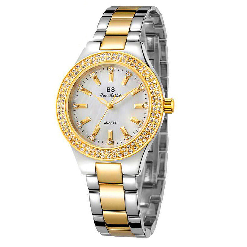 Diamond-Studded Women's Watch