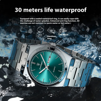 Men's Ultra-Thin Luminous Waterproof Quartz Watch