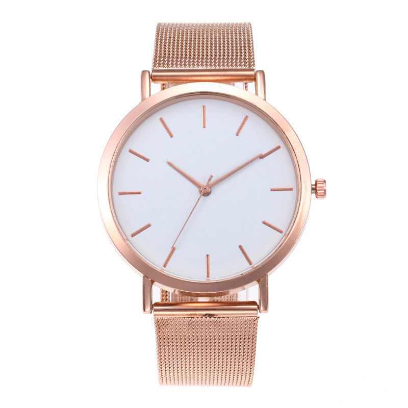 Slim Quartz Women's Watch with Steel Mesh Band