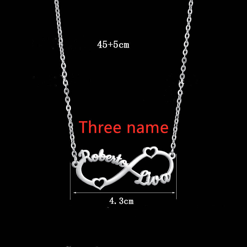Custom DIY Vacuum Necklace with Stainless Steel Letters