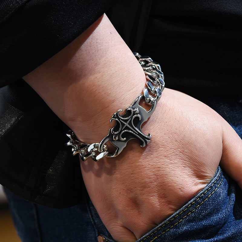 Men's Personalized Punk Hip Hop Power Style Bracelet