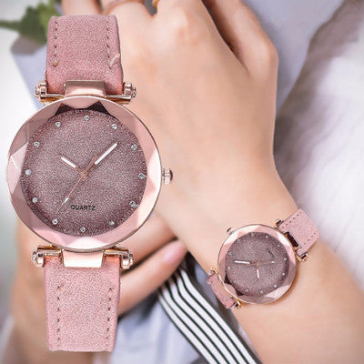 Women's Sparkling Starry Quartz Watch