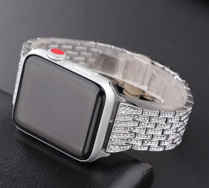 Stainless Steel Diamond Watch Strap