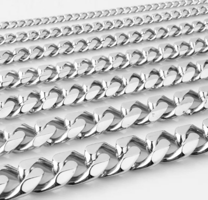 Six-Sided Cuban Chain Bracelet
