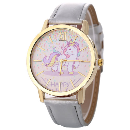 Fashionable Women's Casual Unicorn Quartz Watch