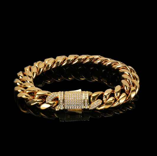 Titanium Steel Miami Cuban Bracelet