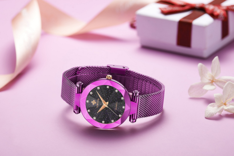 Waterproof Quartz Watch with Mesh Band