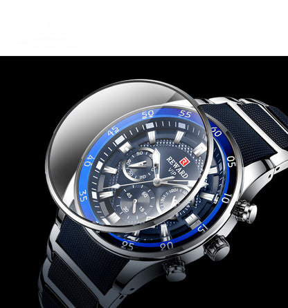 Luminous Waterproof Steel Men's Sports Watch