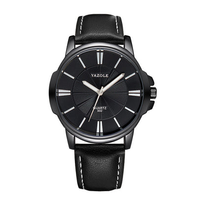Men's Waterproof Quartz Watch with Luminous Feature